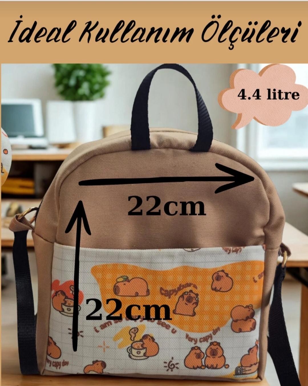 Capybara Beslenme Çantası - Media 3