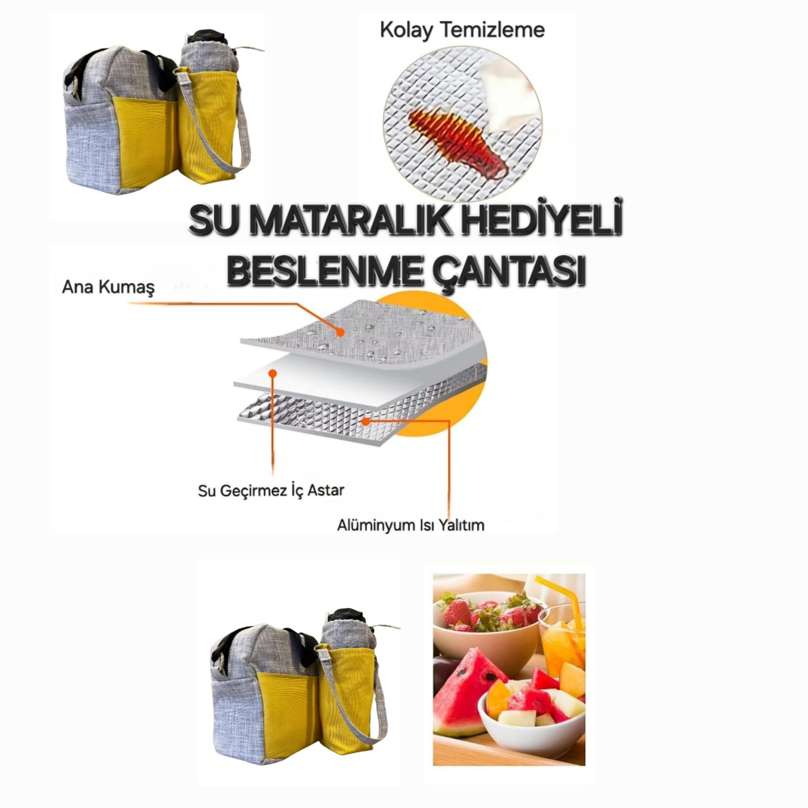 Kuşlu Beslenme Çantası Kişiye Özel Tasarım - Media 7